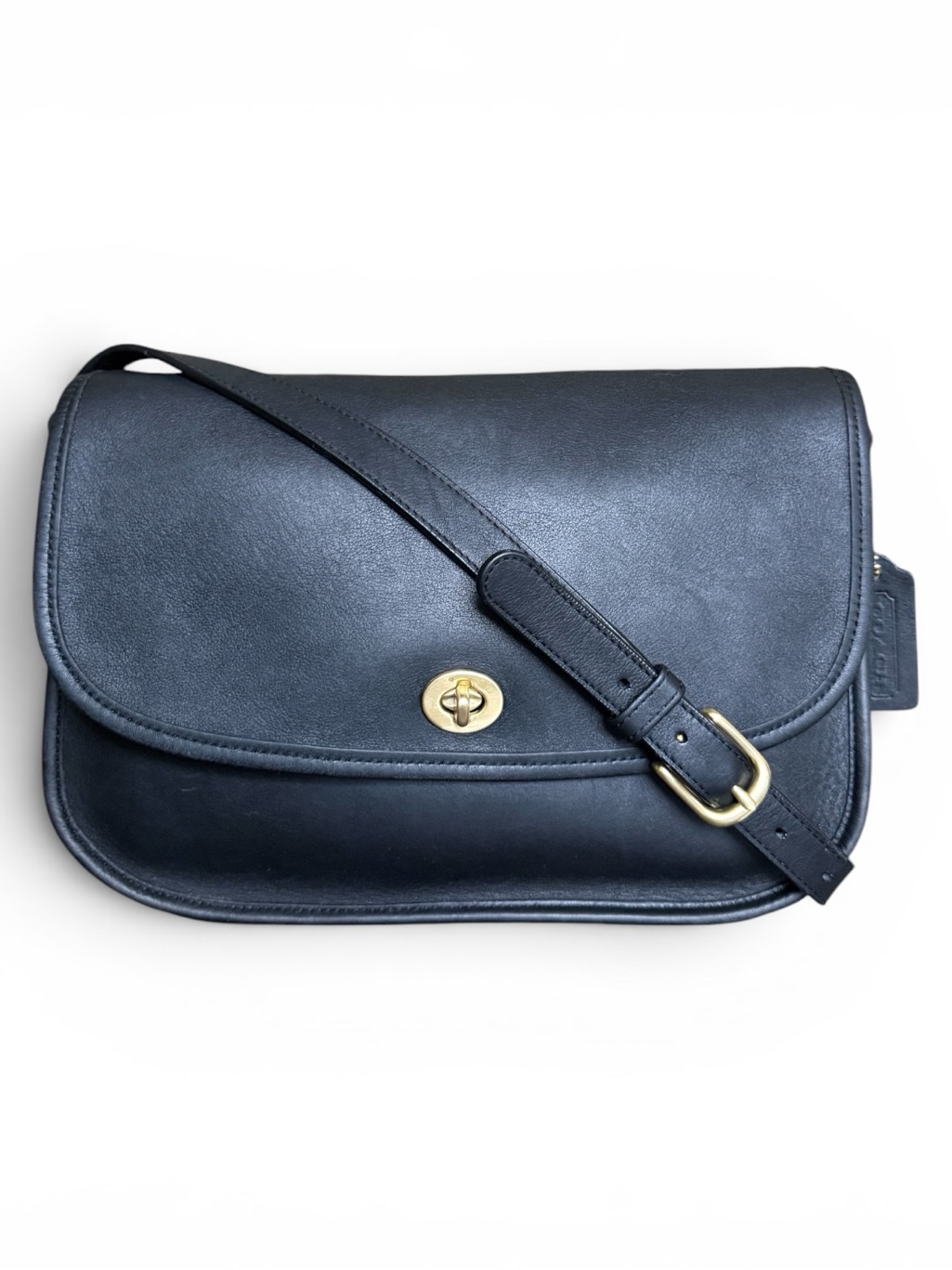 Vintage Coach City Bag | Black Leather Crossbody | Model 9790 | Pristine
